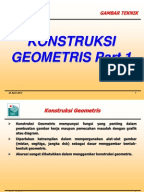 3 Konstruksi Geometris Gambar Teknik Gamtek Part 1 Mahasiswa