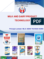 Lesson 7. Powdered Milk Production Technology