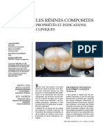 Les Résines Composites - Propriétés Et Indicati