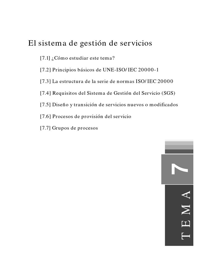 Gestión de Servicios TI: ISO/IEC 20000 | PDF | Itil | Calidad (comercial)