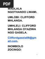 Ndebele Project | PDF | Languages | Foreign Language Studies