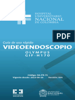 Guia de Uso Rapido Videoendoscopio GIF H170