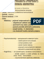 AK Komunikacia Prezentacia (1) - SJL7.ročník