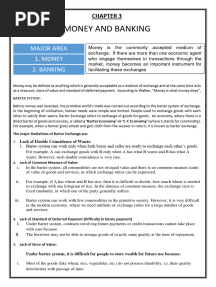 Money and Banking Notes