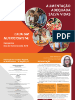 Cartilha Campanha - Dia Nutricionista - 2019