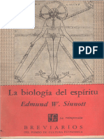 Sinnott Edmund W - La Biologia Del Espiritu