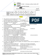 10497class 9th Science Sample Test Paper No. 1 For 2023 Final Exam