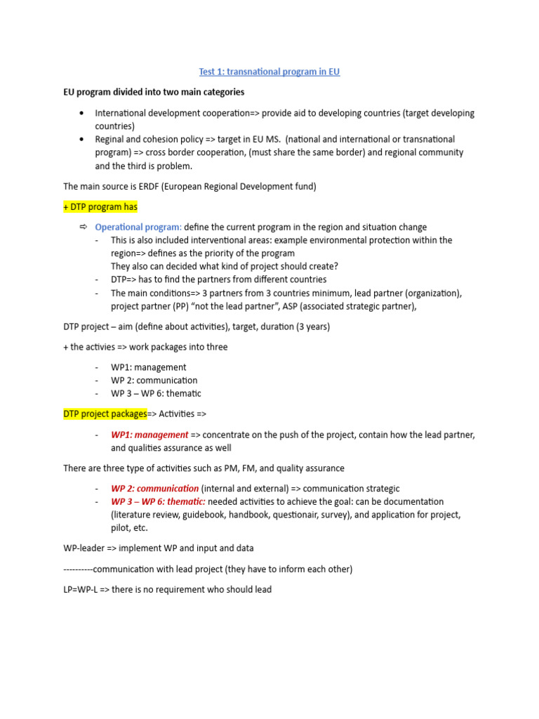 Project Management Notes PDF