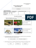 1° Evaluación Ciencias 4