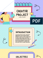 Purple and Yellow Pastel Cute Creative Project Presentation