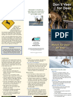 9500 Watch For Deer All Year Brochure
