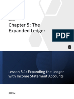 Chapter 5 - The Expanded Ledger and Income Statement