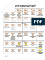 Horario E.S.P.R. 2017