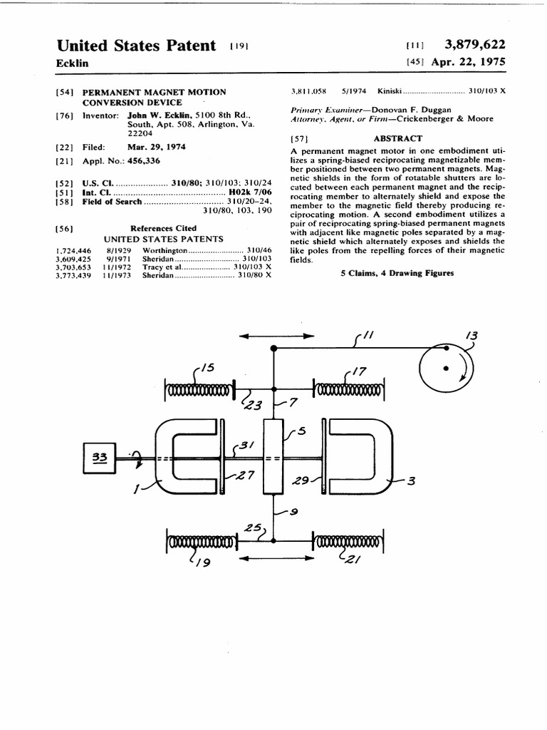 Permanent Magnet Motion Conversion Device | PDF