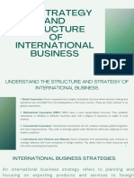 Group2 Strategystucture of International Business
