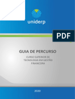 Guia de Percurso - CST GESTÃO FINANCEIRA - Uniderp 2020