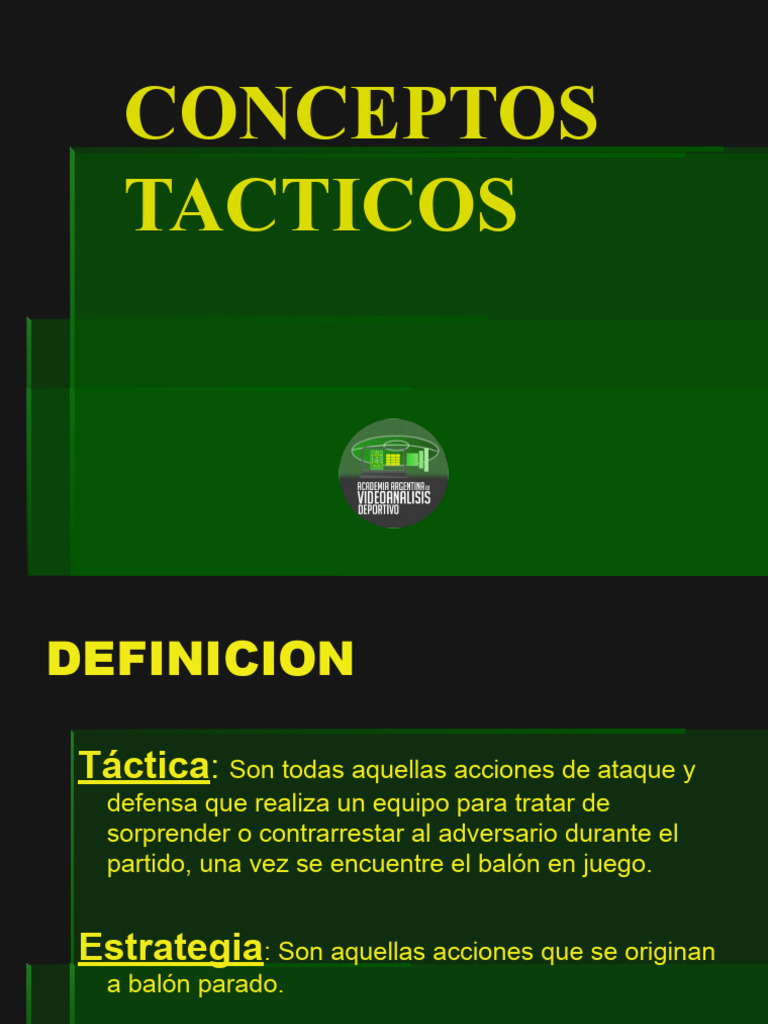 Conceptos Tacticos | PDF
