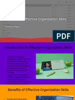 Developing Effective Organization Skills
