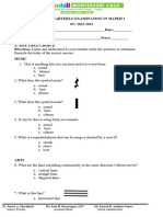 MAPEH Q1 EXAM - Edited