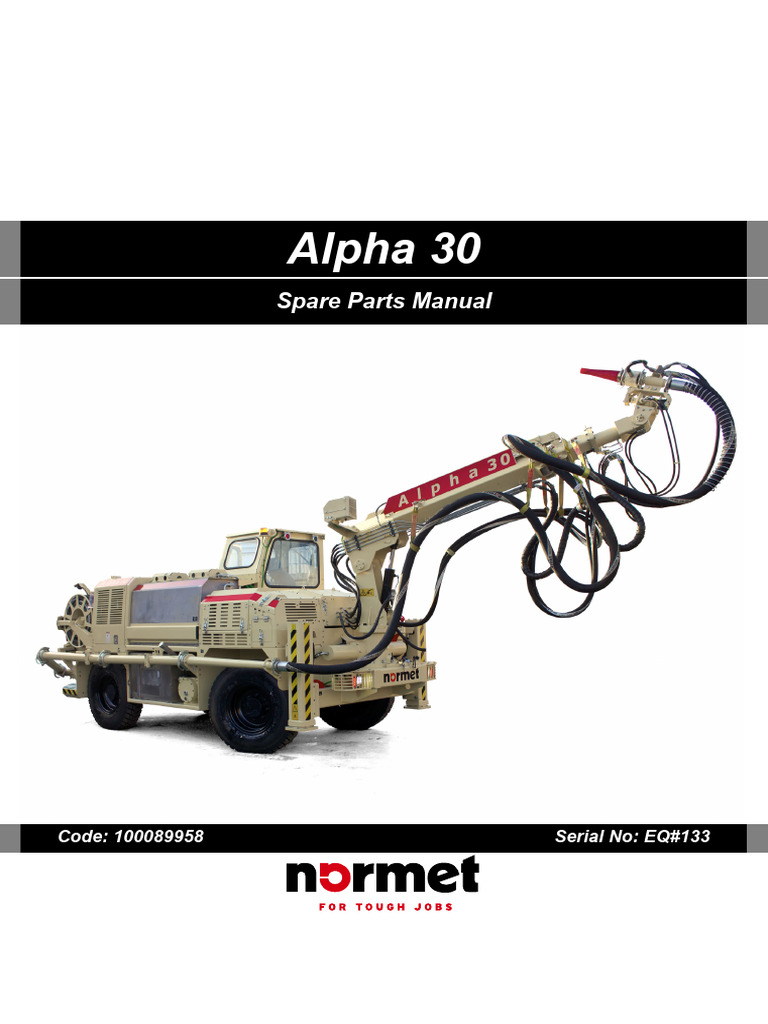EQ#133 100089958 Spare Parts Manual English | PDF