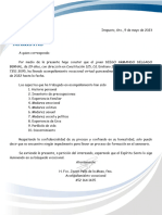 Informe de Acompañamiento Vocacional de Diego Armando Delgado Bernal