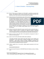 Appendix 14.1 - Noise & Vibration - Planning Policy: 14.1. Legislation Control of Pollution Act