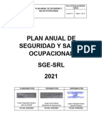 Plan Anual Sso Sge-Srl 2021