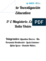 Proyecto Investigación Educativa