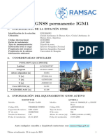 Formulario Estacion GNSS Permanente IGM1