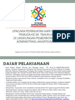 Upacara Peringatan Hari Sumpah Pemuda Ke-95 Tahun 2023 Di Lingkungan Pemkot Adm. Jakbar