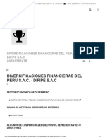 DIVERSIFICACIONES FINANCIERAS DEL PERU S.A.C. - DIFIPE S.A.C Con RUC 20605767436 en SANTIAGO DE SURCO