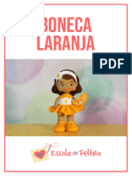 Molde Boneca Laranja