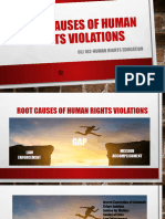 Causes of Human Rights Violation