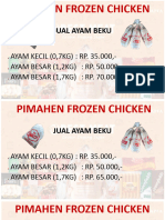 Pimahen Frozen Chicken
