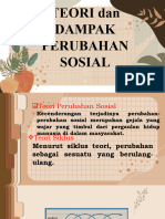 Teori Dan Dampak Perubahan Sosial