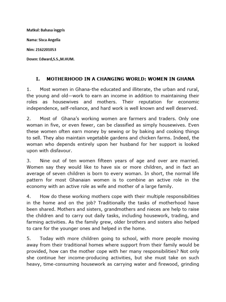 Motherhood In A Changing World Pdf Housewife Mother