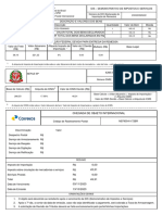 Chegada de Objeto Internacional