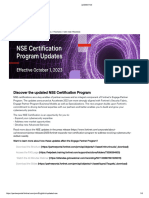 Discover The Updated NSE Certification Program