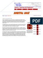 Digital Dice - Electronic Circuits and Projects - EduTek LTD