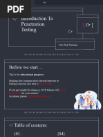 Penetration Testing Slides