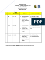 Jadual Profesional Learning Community