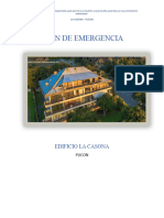 Plan de Emergencia, Edificio La Casona - Pucon Abril 2023 - Borrador 1