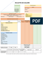 Modele Bulletin Salaire Interne