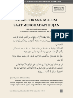 Edisi 282 - 031221 - Dwi Budiyanto - Adab Seorang Muslim Saat Menghadapi Hujan