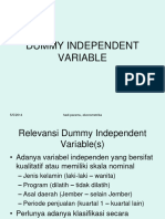 11 - Dummy Independent Variable