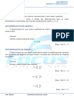 Focus Concursos MATEMÁTICA I - Determinan 1