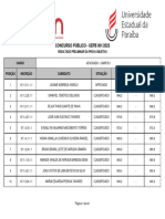 Resultado Preliminar Uepb 2023