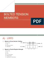 Steel Design (LRFD) - TOPIC 4 - Tention Members - 26 July 2022