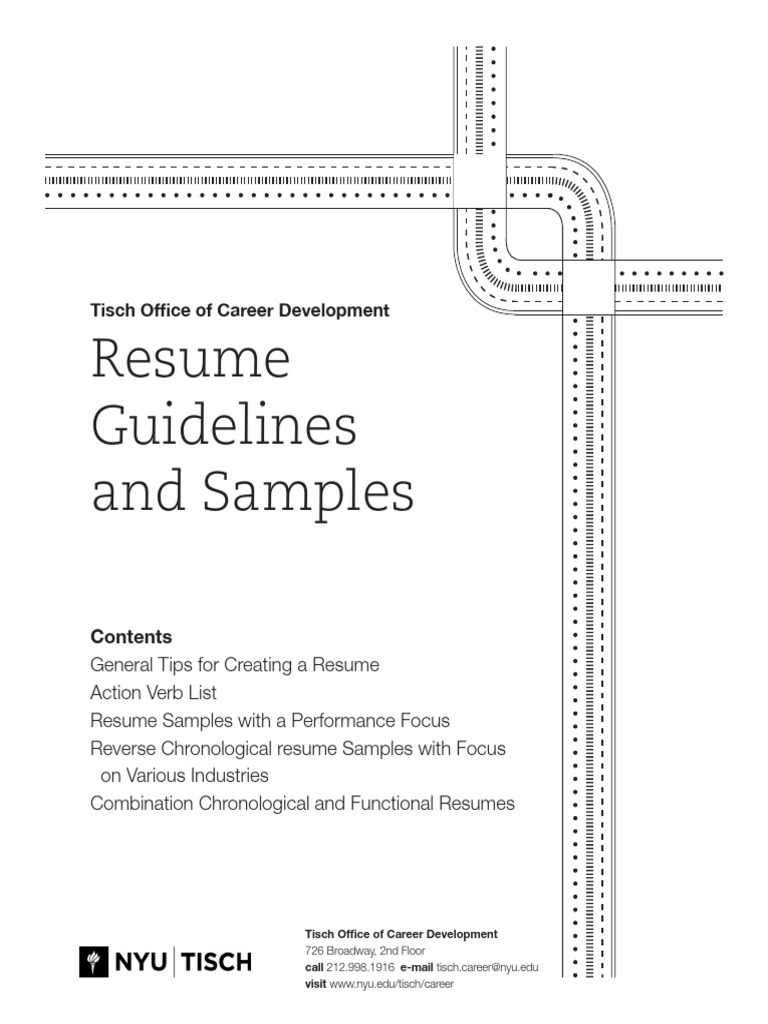 Resume Guide and Samples | PDF