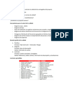 Controlar La Calidad - Resumen - Lecciones Aprendidas